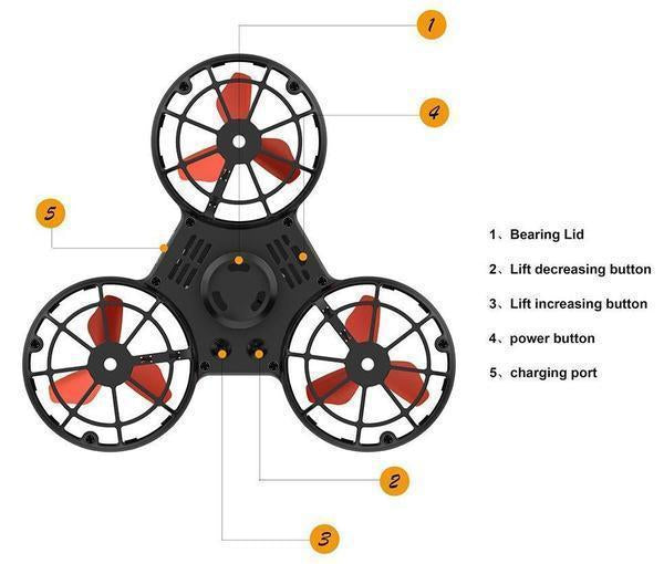 Flying Fidget Spinner - $24.87 USD+