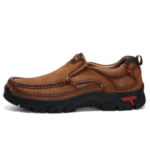 PRO COMFORT BROWN WATERPROOF LEATHER SHOES